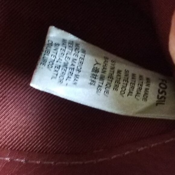 FOSSIL CAROLINE MULTI-COLORED ZIP AROUND WALLET 8" x 4.5" - Picture 11 of 12